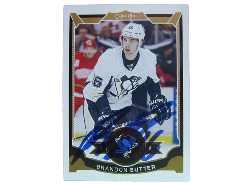 Brandon Sutter Original Sports Autographed Items