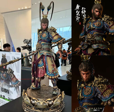 1/1 Scale UMAN STUDIO The Monkey King Black Myth: Wukong Statue Silicone 176cm