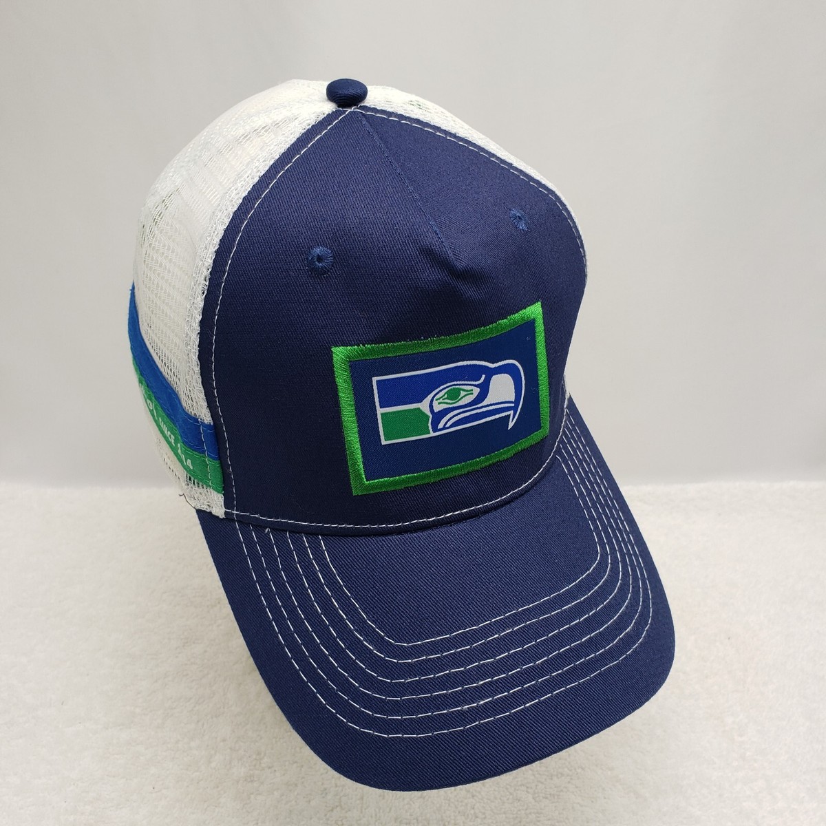 Seattle Seahawks trucker hats blue green or white bougie game day ready playoffs Youth  main image 2