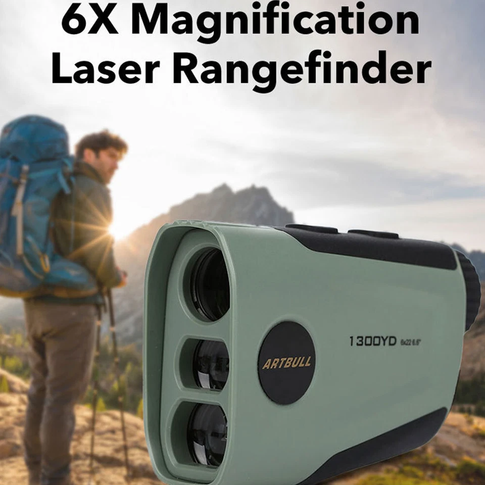 6x Laser Rangefinder Golf Finder New Telescope Range Tour Good Slope Hunting - Image 3 of 4