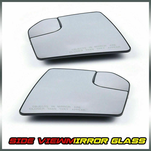 Fit For 2015-2018 Ford F150 Pickup Truck Mirror Glass with Spotter Left & Right