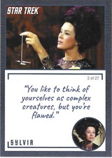 2020 STAR TREK TOS ARCHIVES & INSCRIPTIONS #44 Sylvia Var. 2 of 27