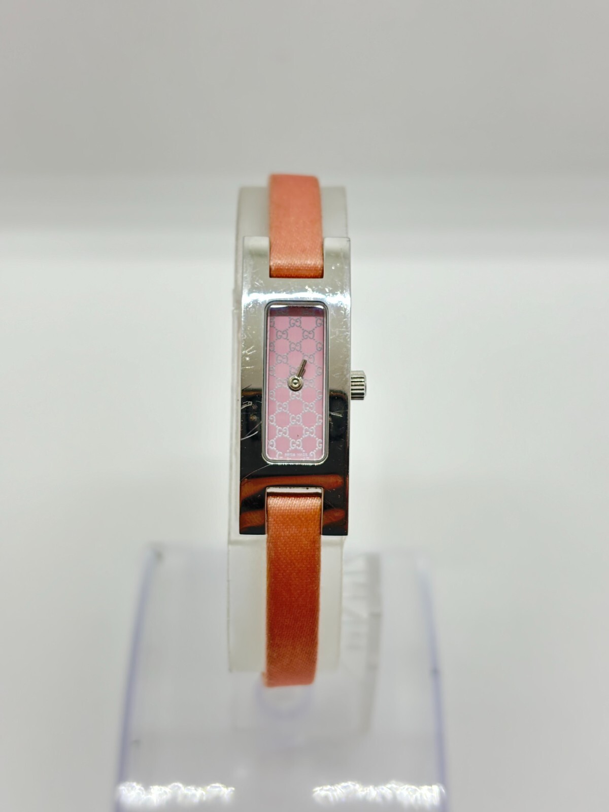 GUCCI 3900L Pink Dial Swiss Quartz Women's Watch Pre-Owned Excellent Condition