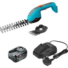 Image of Gardena POWERCUT 20 P4A 18v Cordless Grass and Shrub Shears 1 x 4ah Li-ion