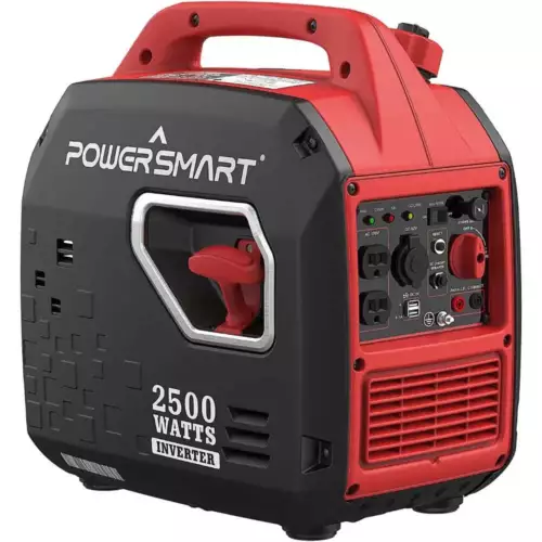 Powered Portable Inverter Generator, Super Quiet for Camping, Home Emergency ...