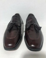 Men's Shoes Size 10 M Brown Leather Slip On Johnston & Murphy Made in USA