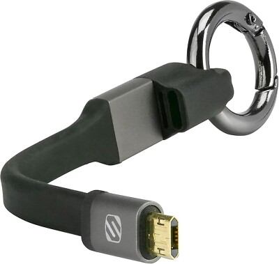 Scosche Clipsync Tragbar Micro USB Auf Clip-On Kostenlos & Sync Unterwegs Kabel
