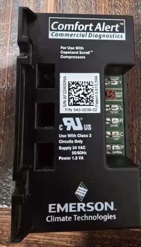 NEW Emerson Climate Comfort Alert Commerical for Copeland Compressor 543-0038-02