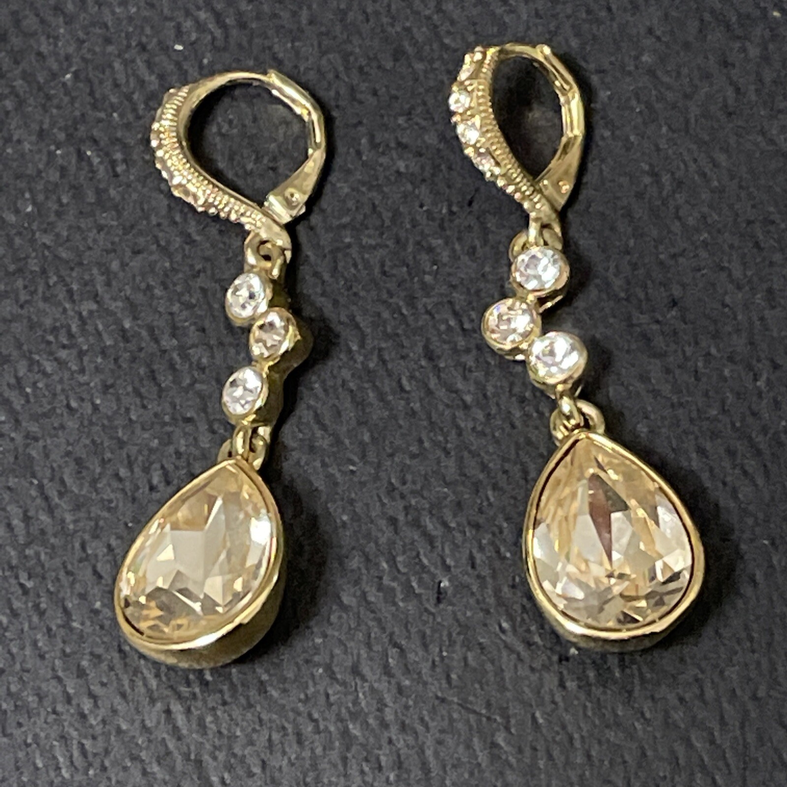 Givenchy Statement Drop Crystal Earrings - image 3