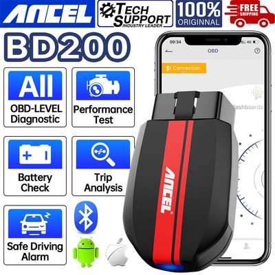 2025 ANCEL BD200 Profi KFZ OBD2 Diagnosegerät Auto Scanner Fehler Auslesegerät