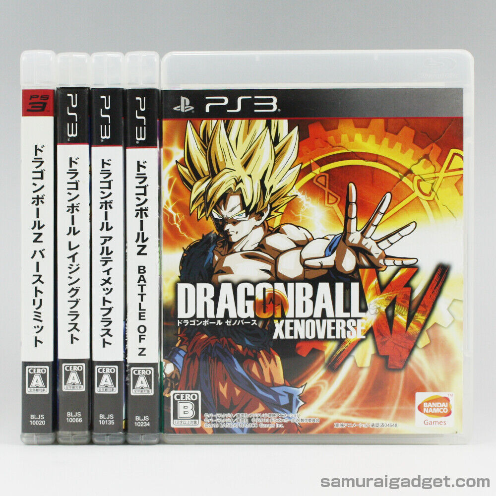 PS3 BAN DAI DRAGON BALL Z BUDOKAI, shippuden Storm 3, XV XENOVERSE