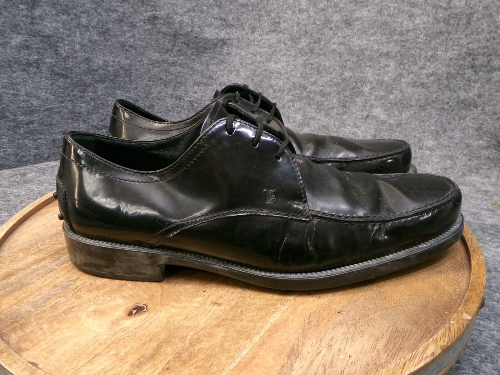 TOD’S Scarpe eleganti Oxford stringate Tod's da uomo in pelle nera taglia 11 5 US (10 IT)