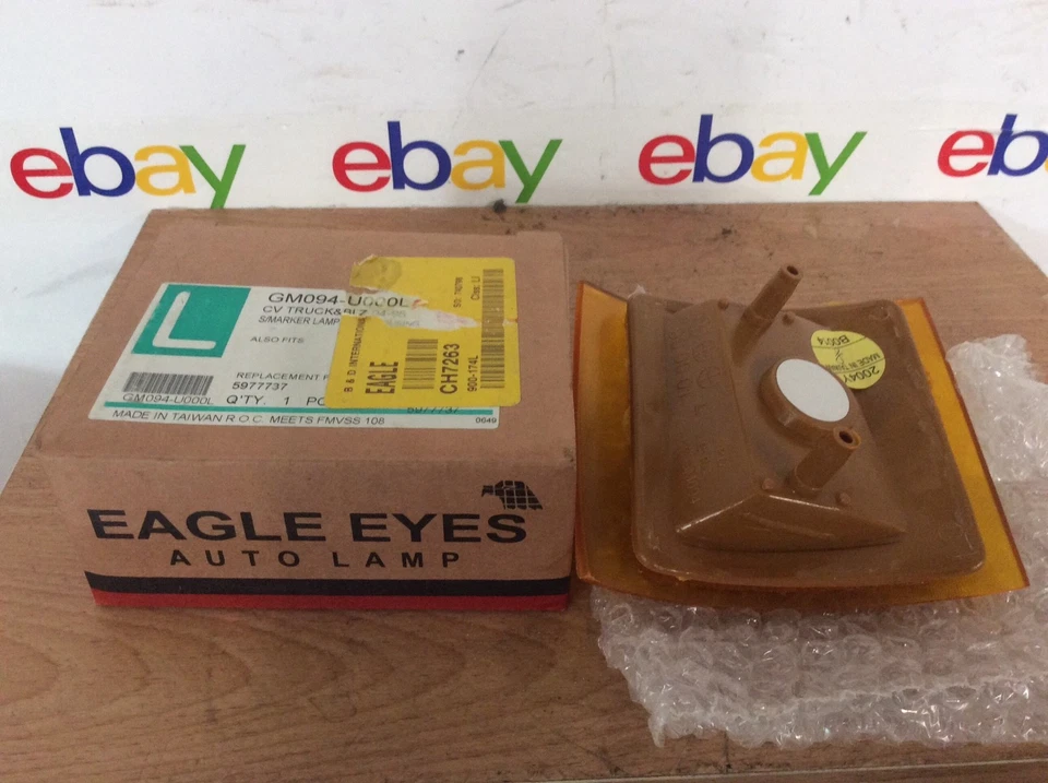 94-98 BLAZER LEFT Corner MARKER Light FITS CHEVY TRUCKS C35 C1500 K1500 NEW AFT - Imagem 2 de 2