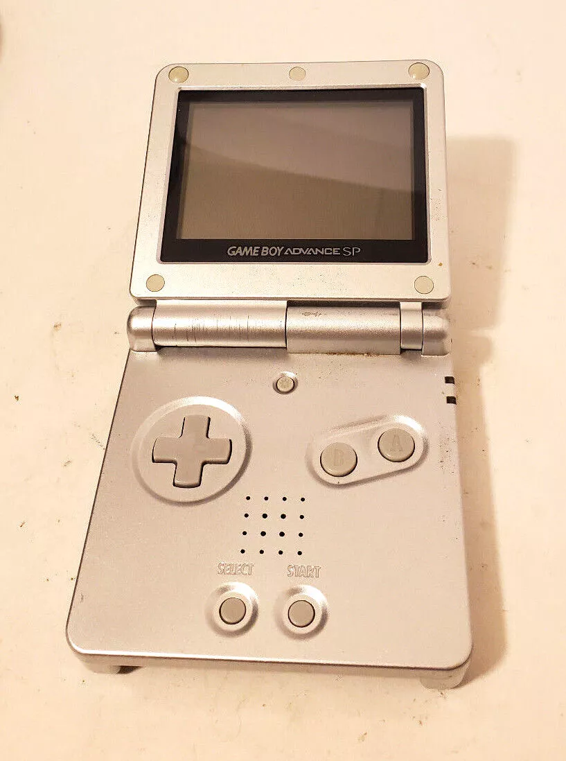 Game Boy Advance SP System Silver with Charger For Sale Nintendo