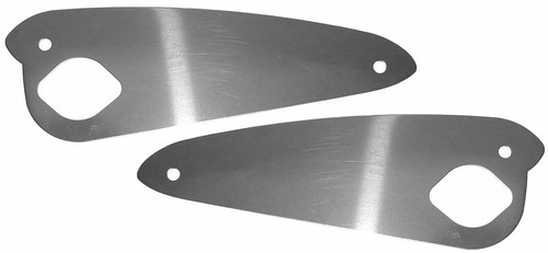 1955-1956 Chevrolet Door Handle Finger Knuckle Scratch Guards - Chrome - Pair - MIKES
