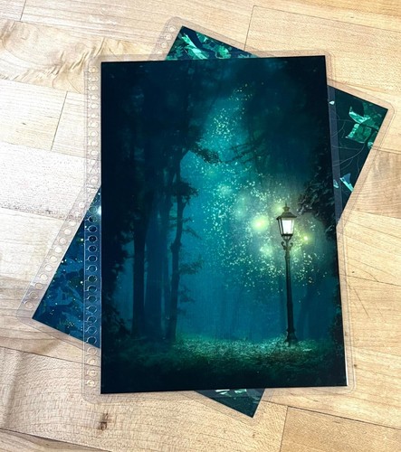 Juego de 4 postes de lámpara Green Forest con planificador espiral de bobinas Erin Condren A5 - Imagen 3 de 4