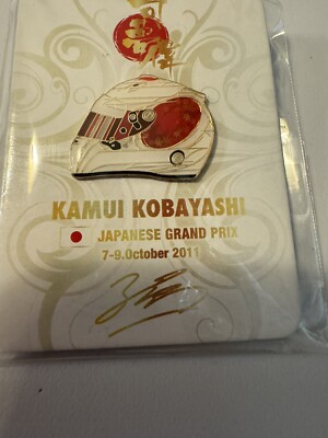 KAMUI KOBAYASHI 2011 ピンズ Kamui Kobayashi Japanese Grand Prix 2011 Collector Pin Racing