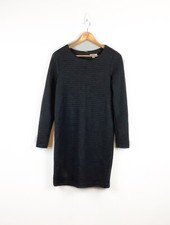 Katherine Barclay Montreal Black Quilted Shift Dress Size 6 