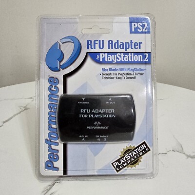 PS2 Performance RFU Adapter for PlayStation 2 Vintage 2000 PS2