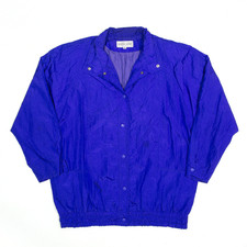 Kristen Blake Womens Shell Jacket Blue M