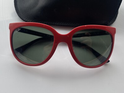 Red vintage Ray-Ban unisex VINTAGE SUNGLASSES RAY BAN B&L WAYFARER II STREET NEAT W0492  main image 3