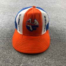 Vintage Florida Gators Hat Mens Snapback Orange Blue Lucky Striped Trucker  Mesh