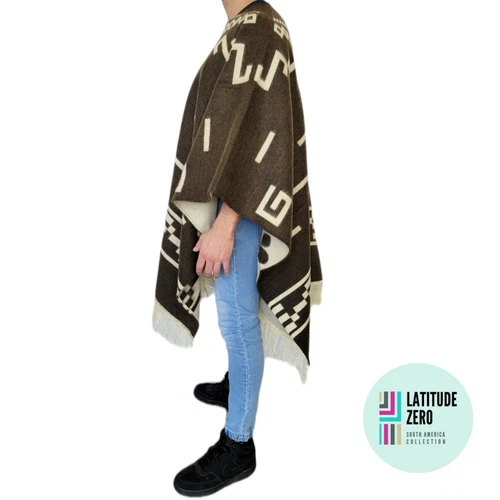 Clint Eastwood Poncho | replica | alpaca wool poncho | handmade wool man poncho image 3