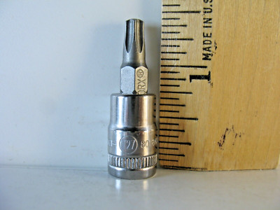 GearWrench 80184N, 1/4'' Drive Tamper Proof Torx Bit Socket T27 - Brand New