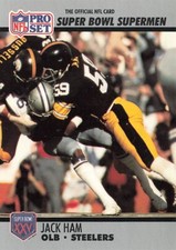 1990 -91 Pro Set Super Bowl XXV #96 Jack Ham Pittsburgh Steelers