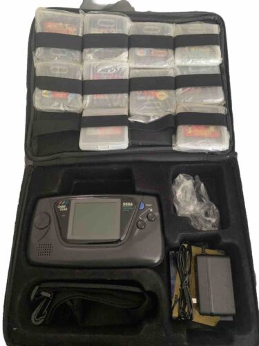 SEGA Game Gear Handheld System - Black Bundle. Oem Case, 10 (minty ...
