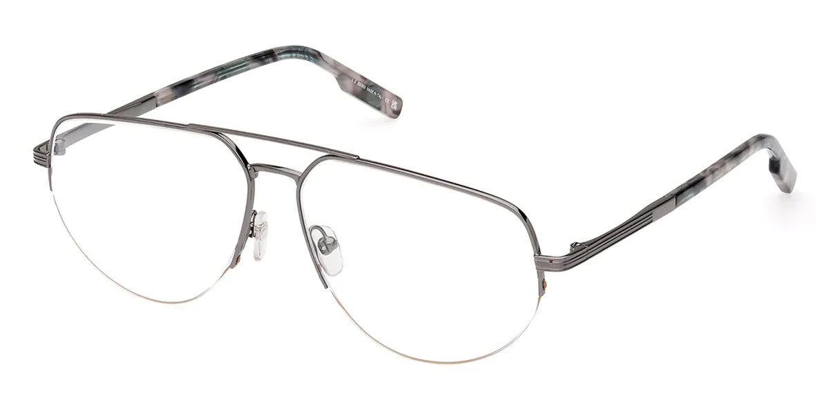 Ermenegildo Zegna EZ5266 Eyeglasses Metal Semi-Rimless d68bfb94-f5b9-587f-b531-  main image 2