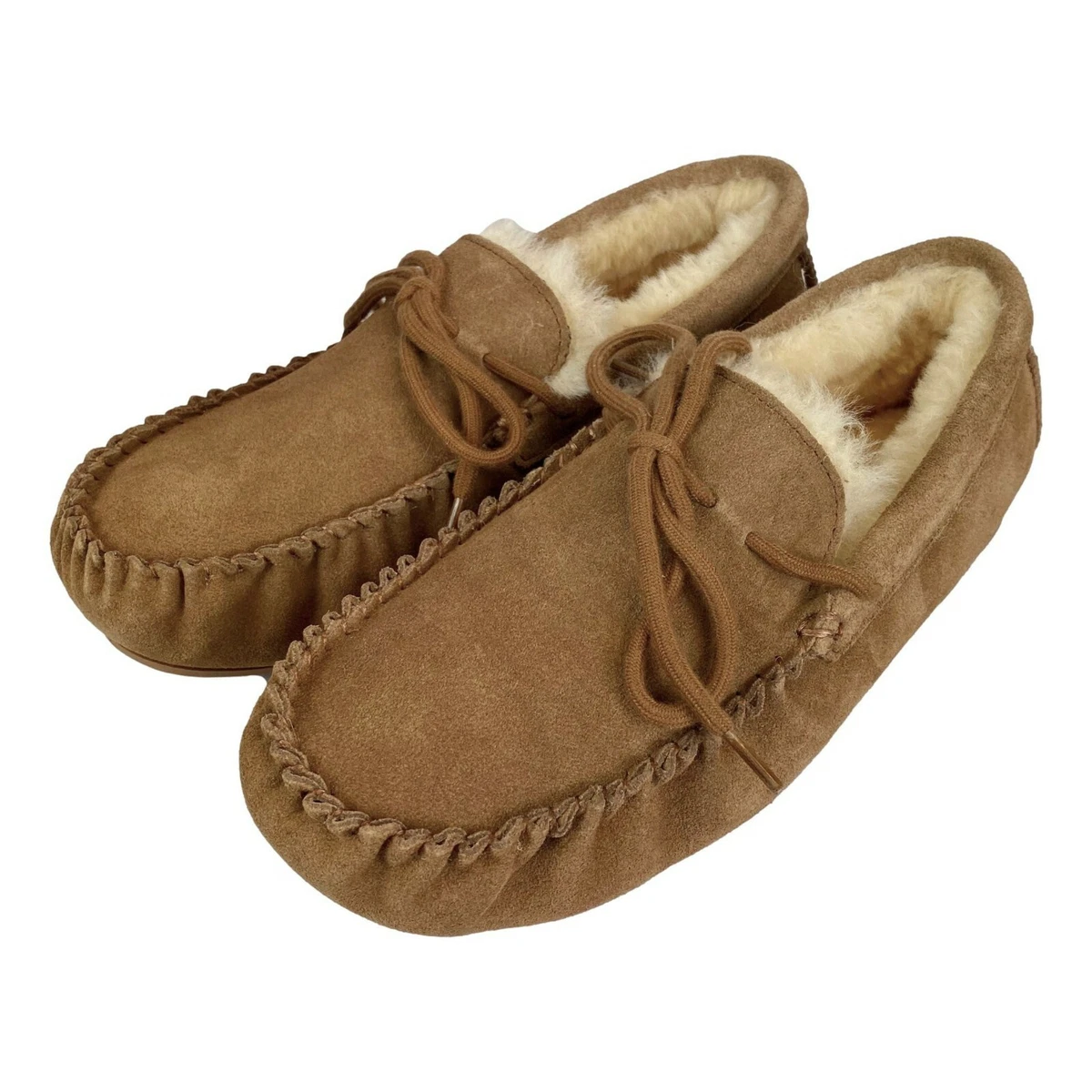 Sheepskin moccasin slippers sale