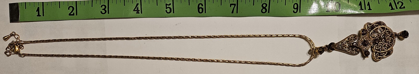 Camrose & Kross Jacqueline Jackie Kennedy Necklace/Pendant JBK 18" chain RARE!