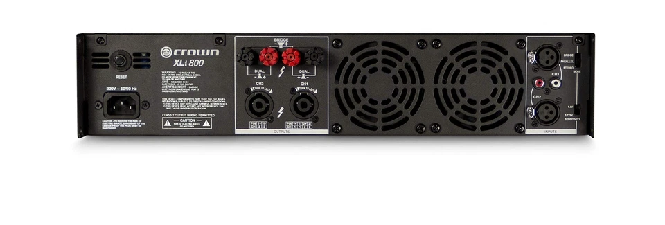 Crown XLi800 Two-channel, 300-Watt at 4Ω Power Amplifier 300-Watts - Image 4 of 4