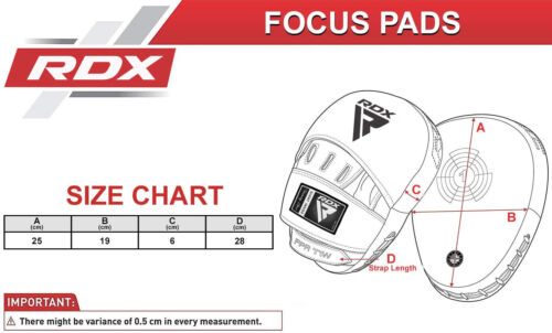 Boxing Focus Pads by RDX, Thai Pads, Focus Mitts, Kickboxing Pads, Curved Pads - Picture 3 of 9