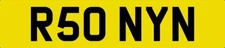 RONNY N NUMBER PLATE RON RONS RONNIE RONNI RONALD R50 NYN CAR REG WITH FEES PAID