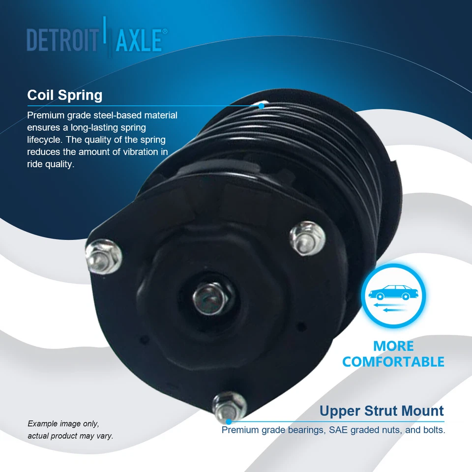 Front & Rear Struts w/ Coil Spring for 2004-2006 Lexus ES330 Toyota Camry Solara - Image 3 of 4