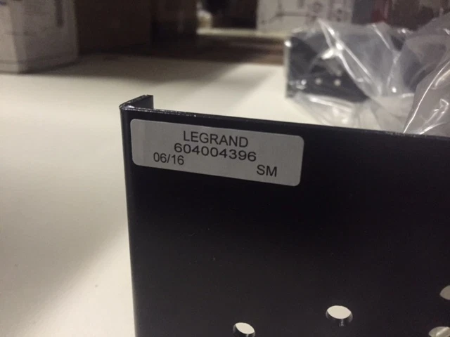 OR-604004396 - Ortronics Hinged Wall Mount Bracket, 3.5 H x 19" W x 6" D (NEW) - Image 2 of 2