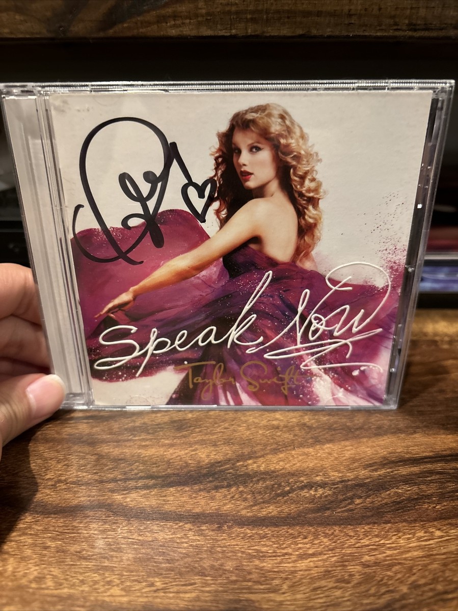 taylor swift speak now CD 直筆サインブックレット taylor swift speak now CD 直筆サインブックレット