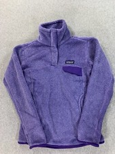Patagonia Re-Tool Snap T Fleece Pullover Sweater Women's X-Small Purple