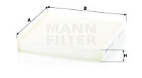 Mann-Filter CU 22 029 Filter, Innenraumluft FÜR Iveco Yamaha Motorcycles-image