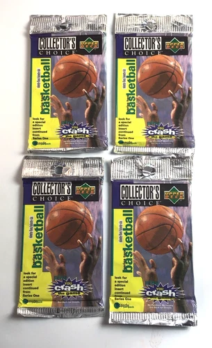 1995-96 COLLECTORS CHOICE., UD NBA Series 2 /Sealed Packs / 4 Packs/ Vintage