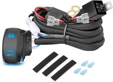 2-Lead Wiring Harness Kit ON-OFF Rocker Switc...