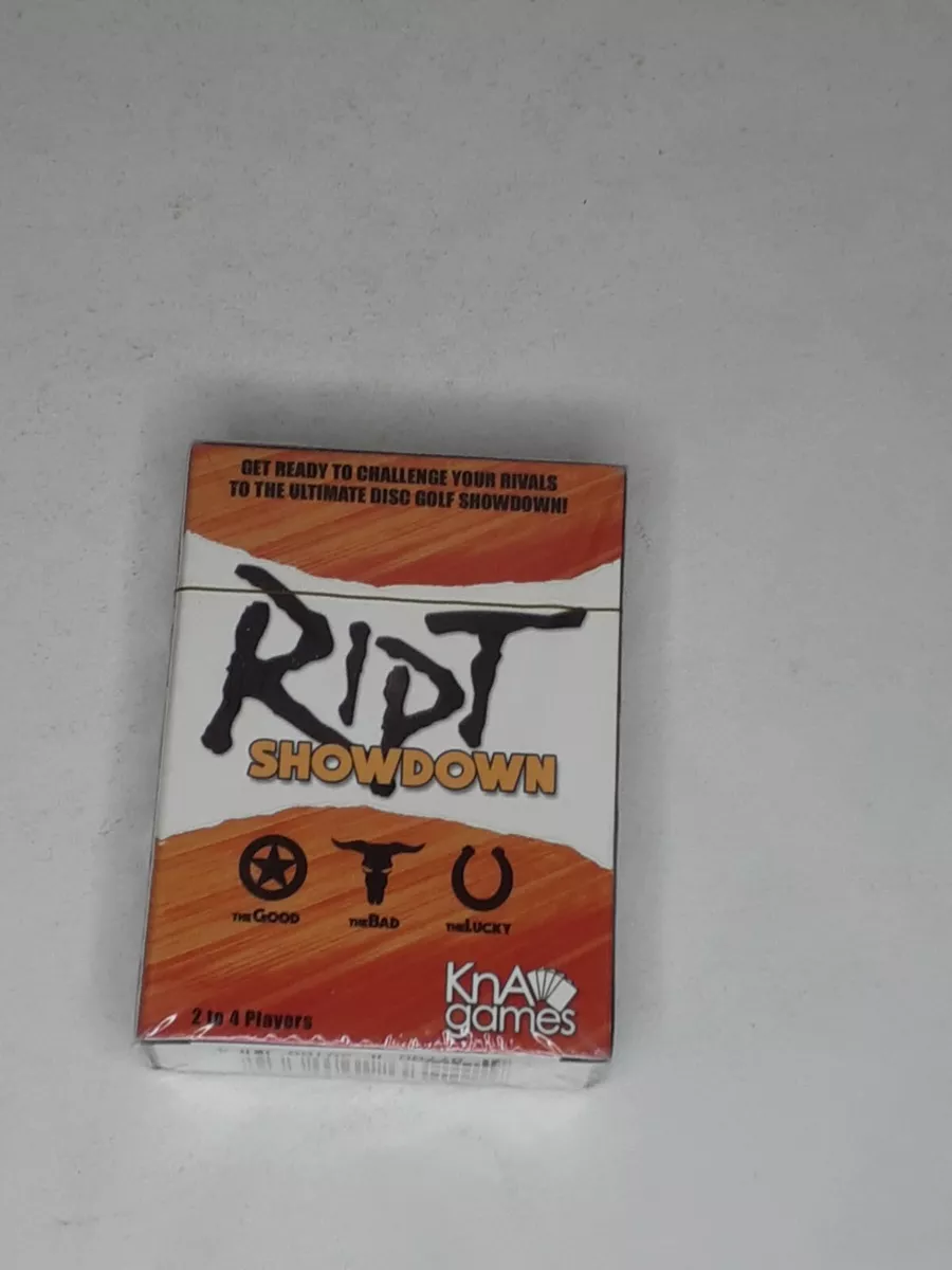 Ript Showdown Disc Golf Card Game Play During Disc Golf 2-4 Players 52  Cards NEW