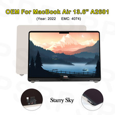 New OEM Screen For Macbook Air 13.6" 2022 A2681 LCD Display Replacement Assembly