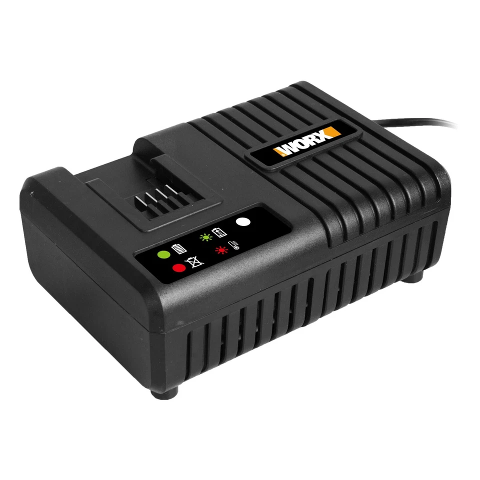 WORX WA3867 Super Fast Charger Powershare 18V Battery Charge Level Indicator