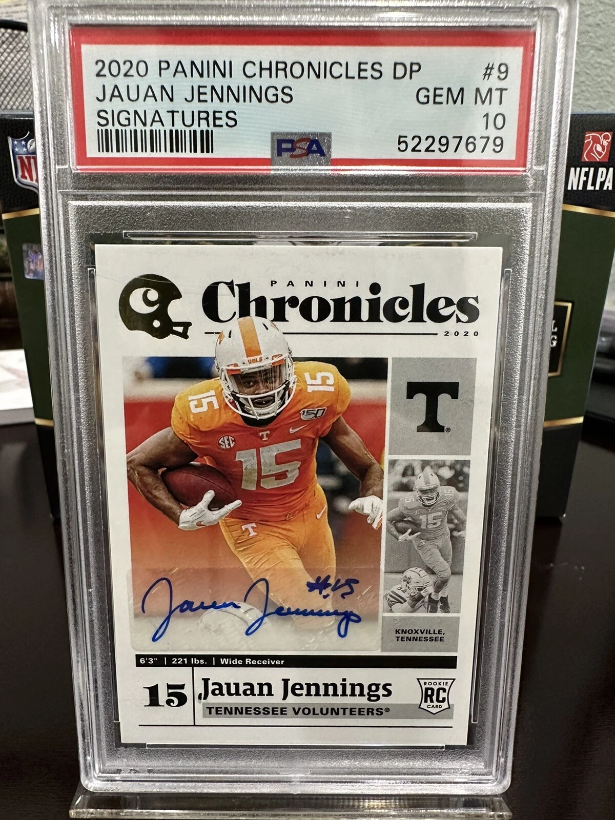 Jauan Jennings Panini Chronicles Draft Picks Signatures #9 Base