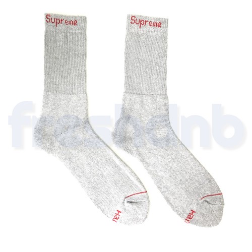 Calcetines Supreme Hanes Crew Gris (Paquete de 4) - Talla 6 - 12 - Trusted Seller - Imagen 6 de 9