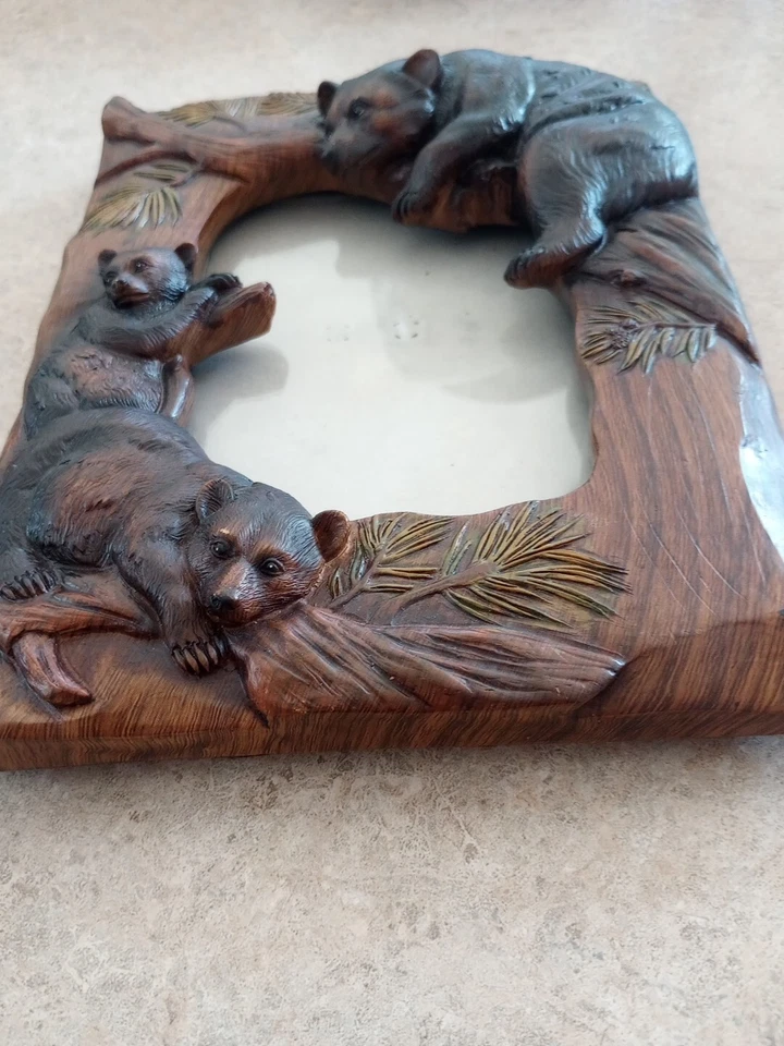 Marco de fotos Rivers Edge "Bear Family" para foto de 4" x 6" Foto 2 de 3