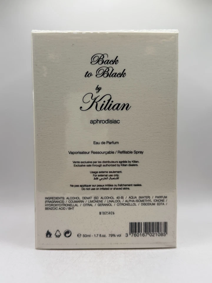 BACK TO BLACK BY KILIAN (APHRODISIAKUM) 50ML EDP SPRAY CODE-BTB25026 - Bild 2 von 3